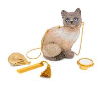 Judith Leiber Siamese Cat Miniaudière