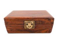 A Chinese Huanghuali Rectangular Hinged Box