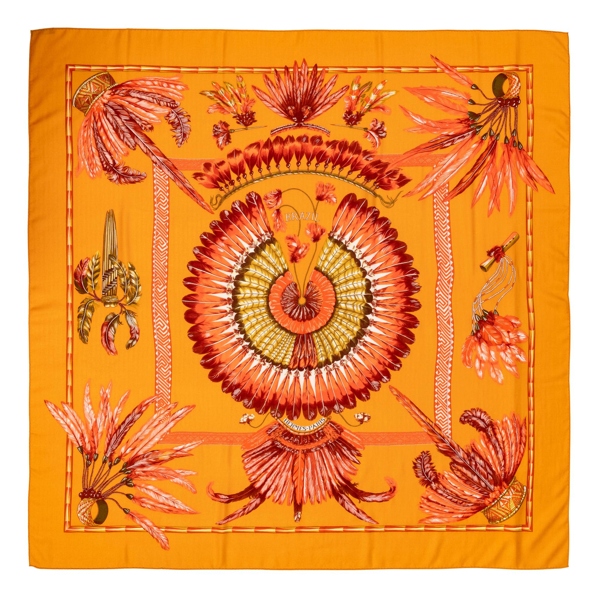 Hermès 140cm Cashmere/Silk Scarf