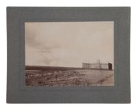 [LATE INDIAN WARS - CUSTER]. 4 photographs related to Little Bighorn, incl. battlefield monument.