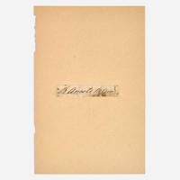 [American Revolution] Arnold, Benedict Cut Signature