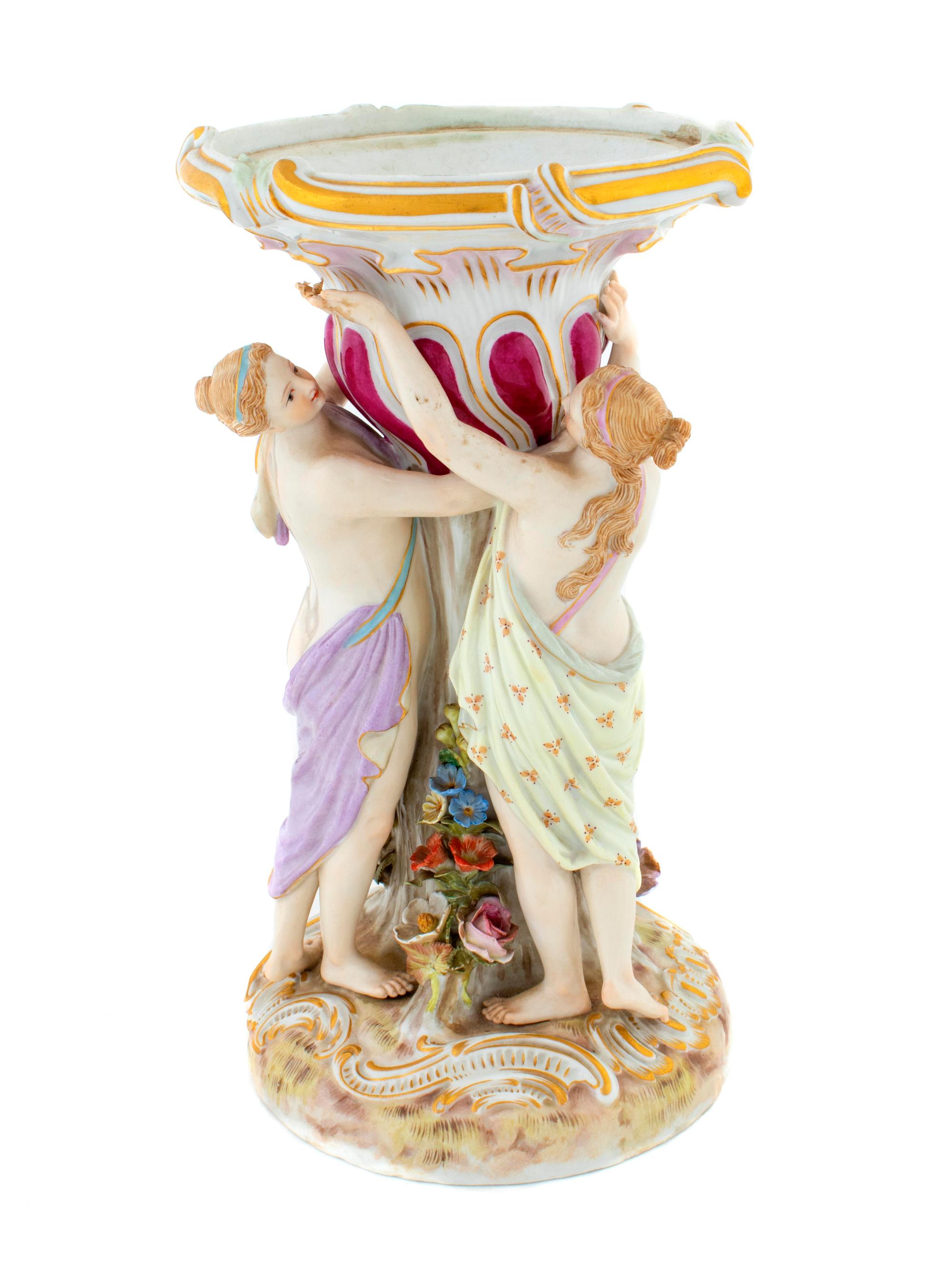 A Meissen Porcelain Group
