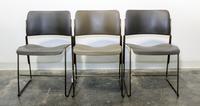 Three David Rowland 40/4 Chairs Height 30 inches.