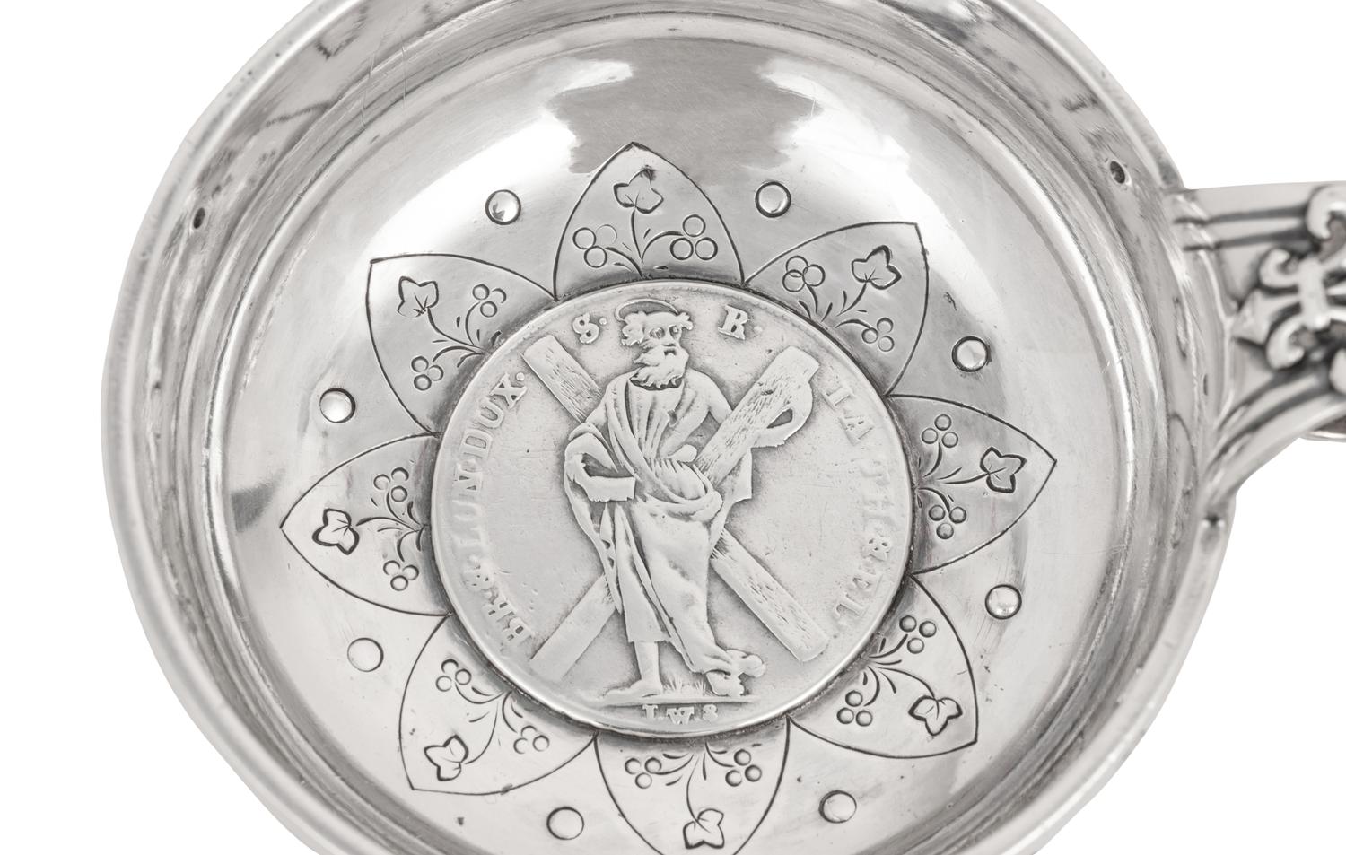 Two French Silver Tastevins