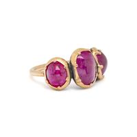 UNHEATED BURMESE RUBY RING