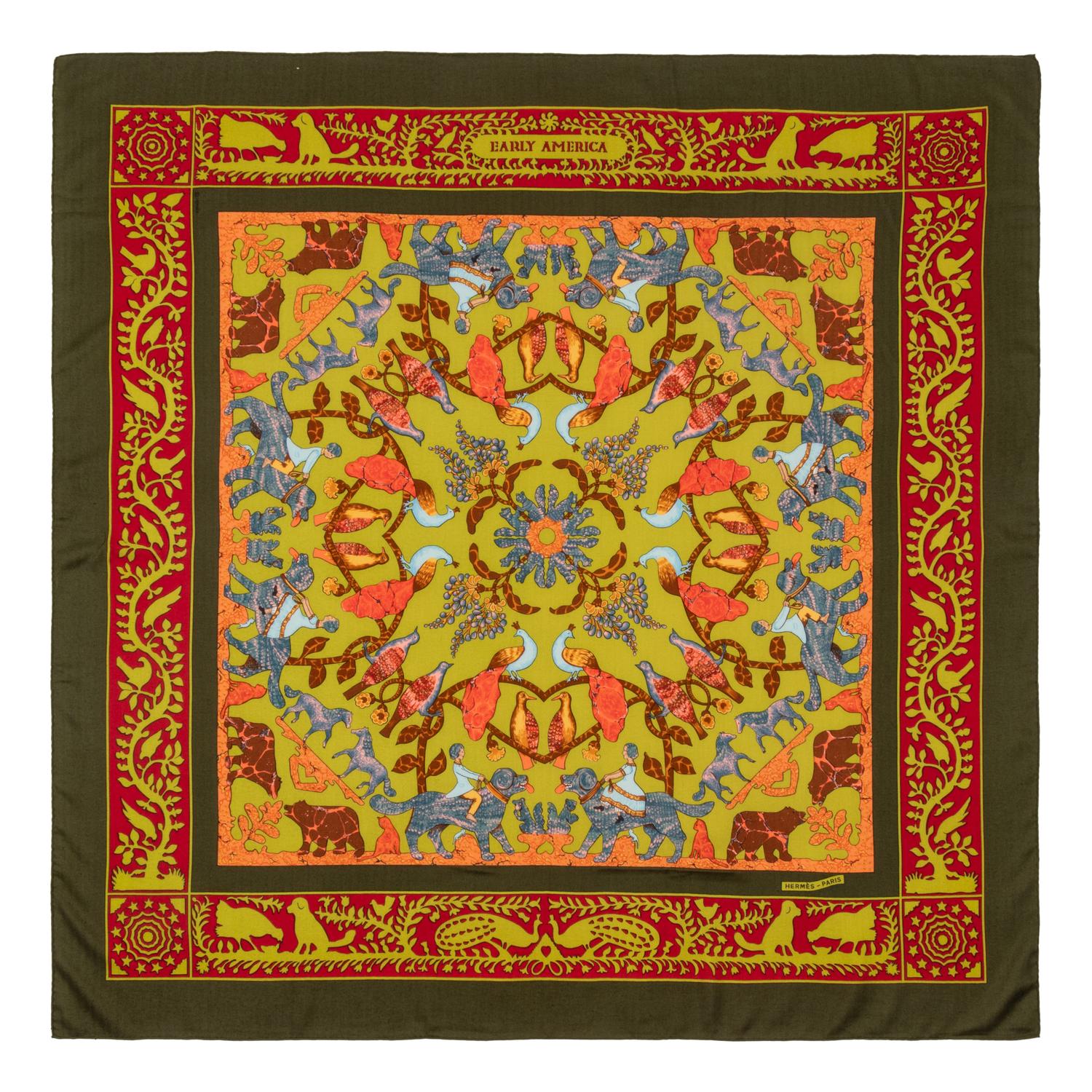 Hermès 140cm Cashmere & Silk Shawl