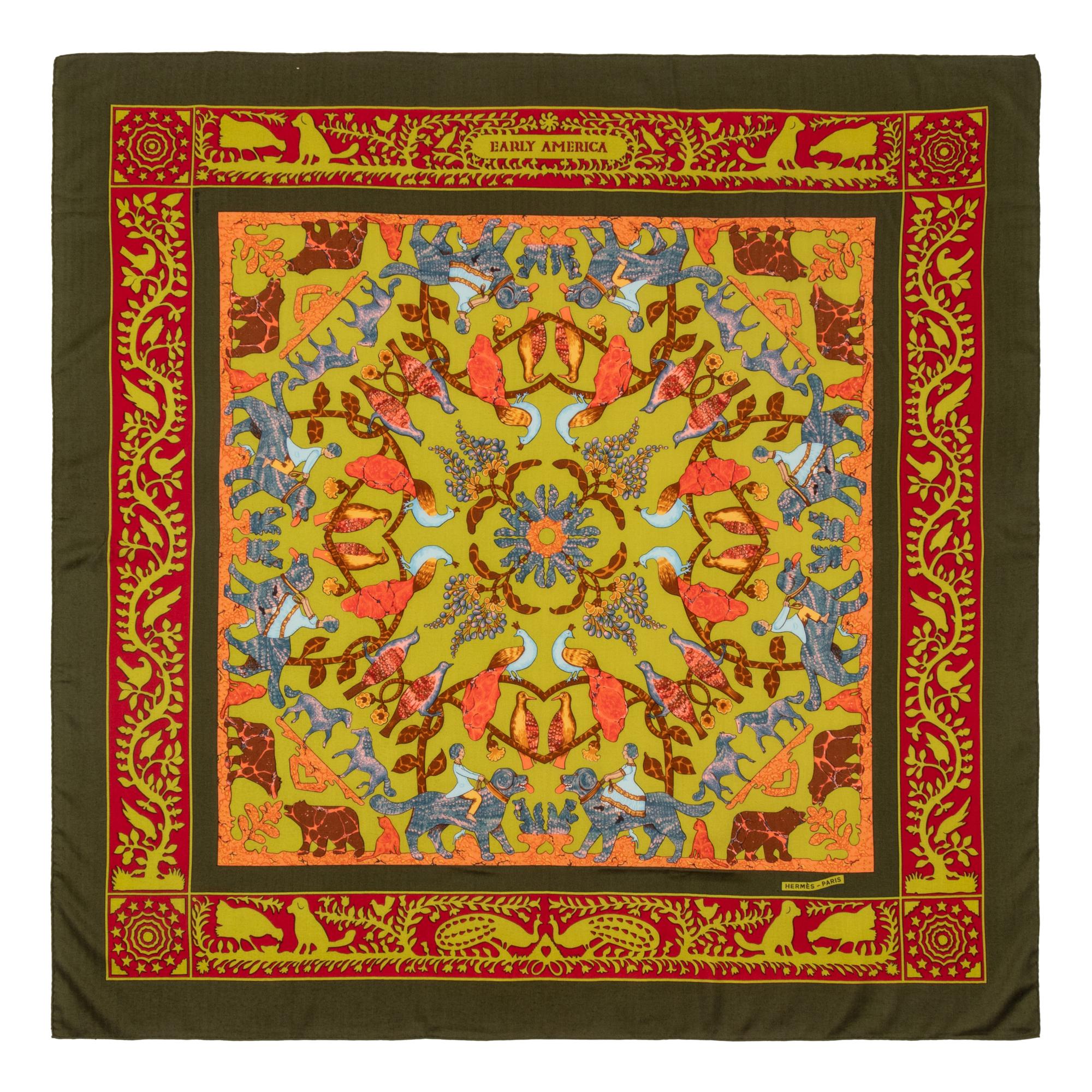 Hermès 140cm Cashmere & Silk Shawl