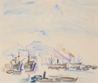 Raoul Dufy (French, 1877-1953) — Vue de Naples , 1920s