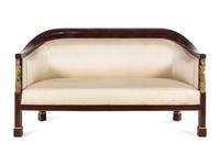 An Austrian Parcel Gilt Mahogany Sofa