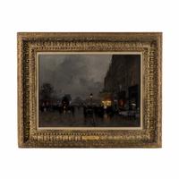 Luigi Loir (French, 1845-1915) — Sc è ne de Paris