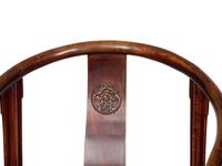 A Pair of Chinese Hardwood Chairs
