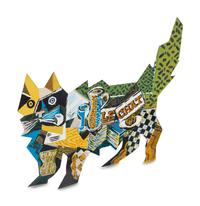 Van Gogh/Braque Cat