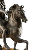 A Grand Tour Bronze Equestrian Model of Marcus Aurelius
