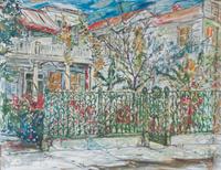 Esther Silber Reed, (Missouri, 1900-1989), Street Scene