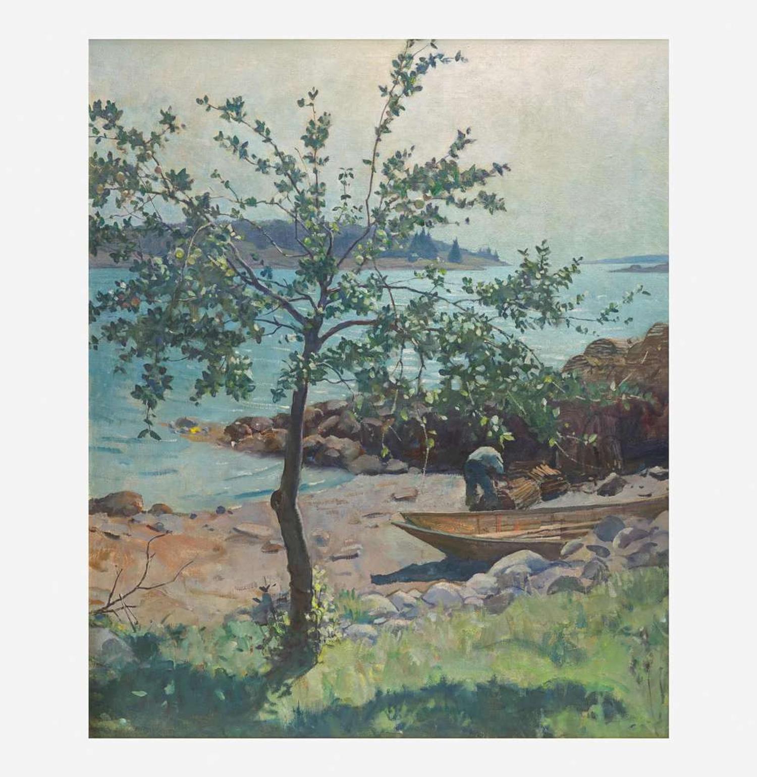 N. C. Wyeth (American, 1882–1945) Jetty Tree (Port Clyde, Maine)