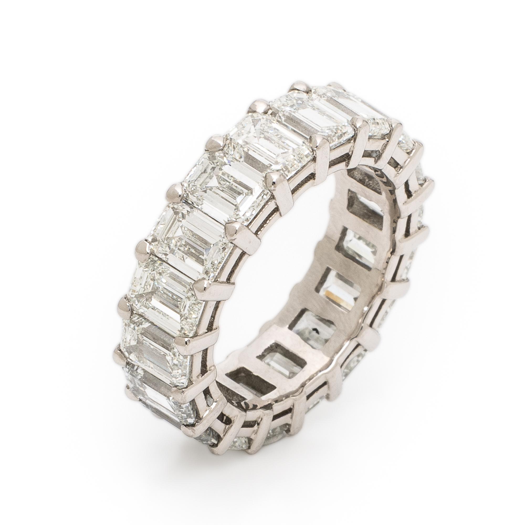 Diamond and Platinum Eternity Band