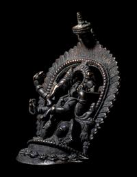 A Nepalese Bronze Figure of Ganesha