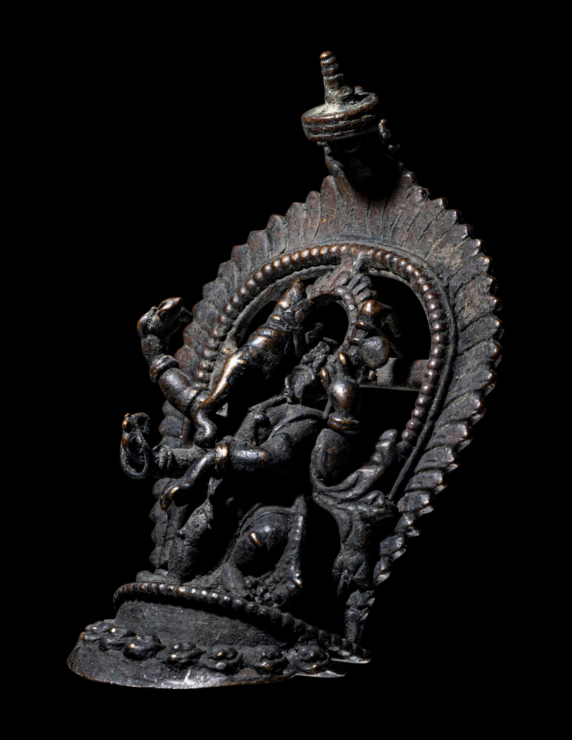 A Nepalese Bronze Figure of Ganesha