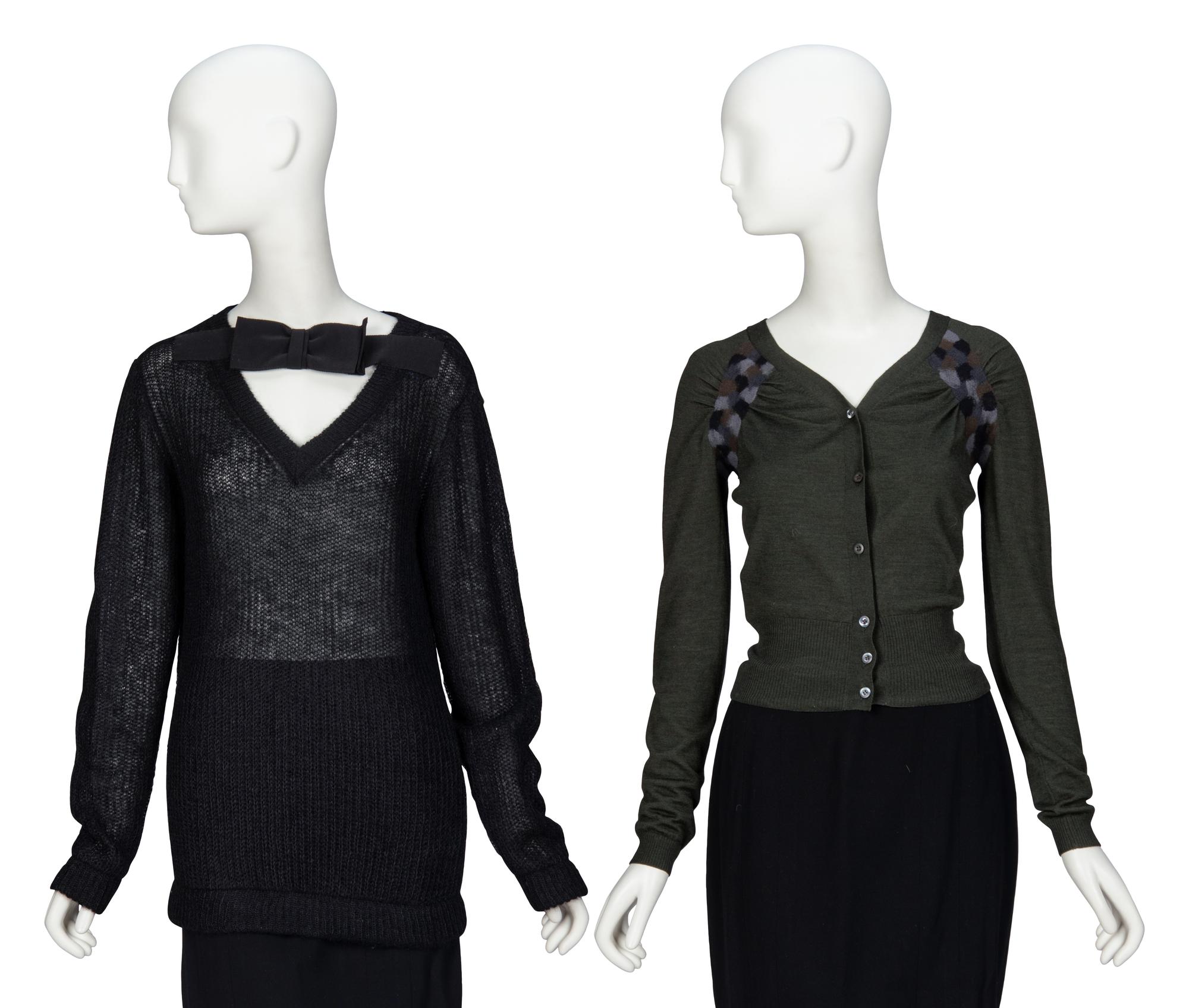PRADA, SWEATER & CARDGIAN