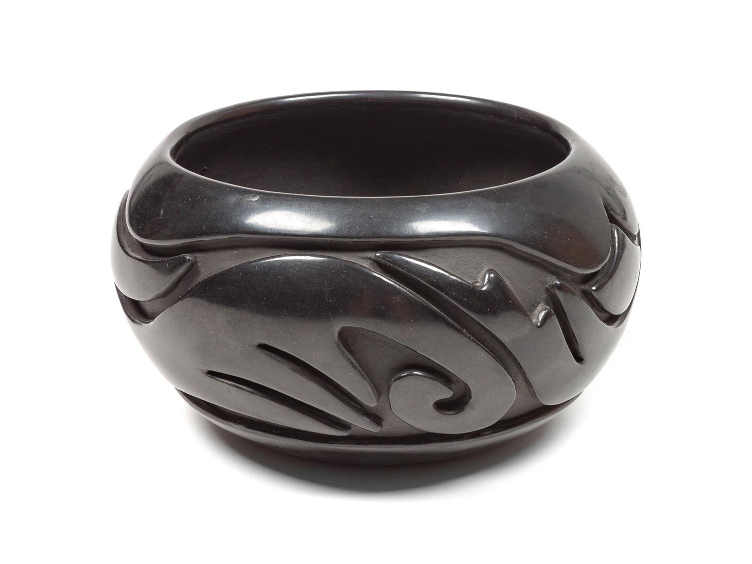 Carved Blackware Bowl Lot is located and will ship from Denver, Colorado.