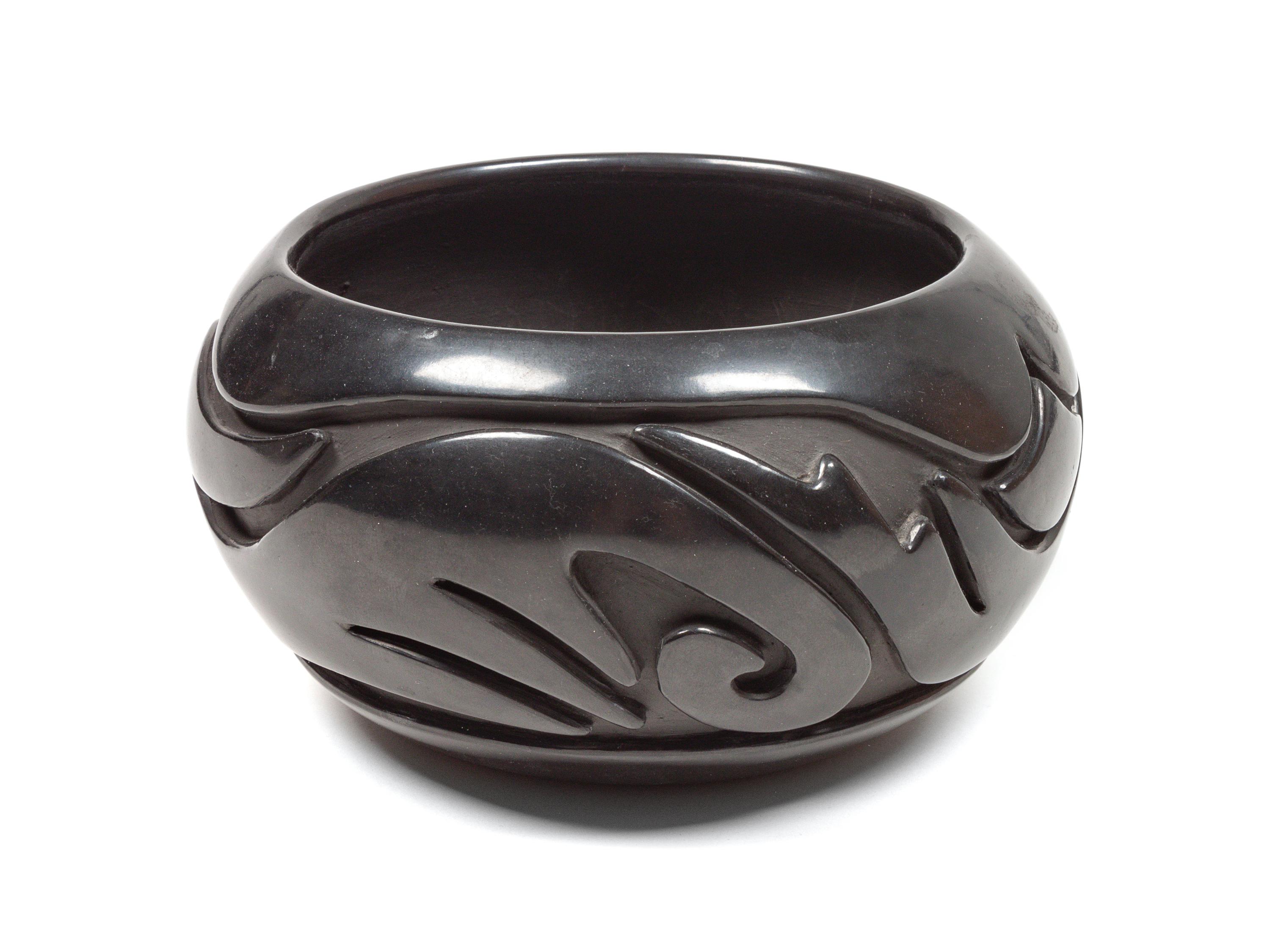Carved Blackware Bowl Lot is located and will ship from Denver, Colorado.
