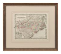 Three Historic Maps: New Map of Europe from The Latest Authorities, 1811, Delaware from the Belt Authorities, 1796, North Carolina published by J.H. Colton & Co.,