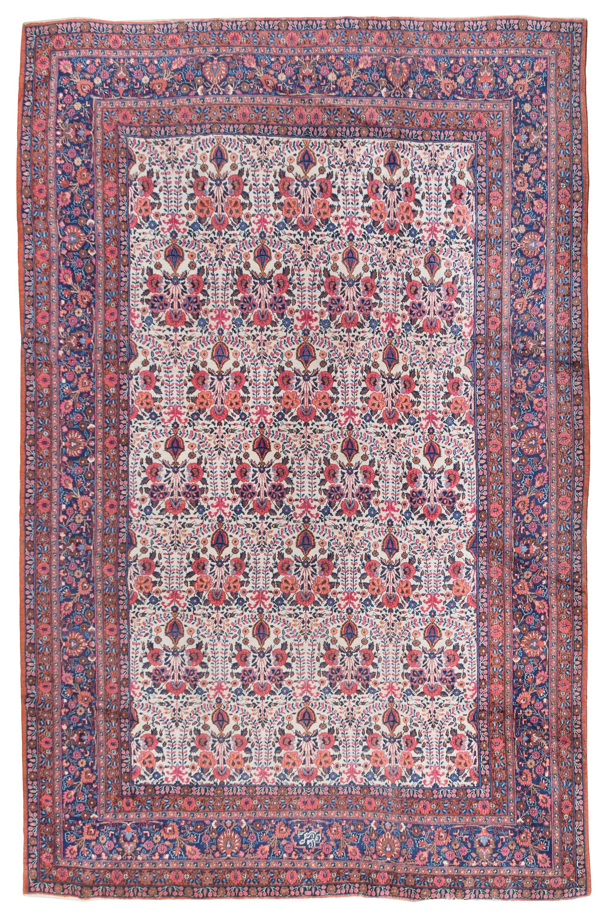A Tabriz Wool Rug 8 feet 8 inches x 11 feet 7 inches. — CIRCA 1890