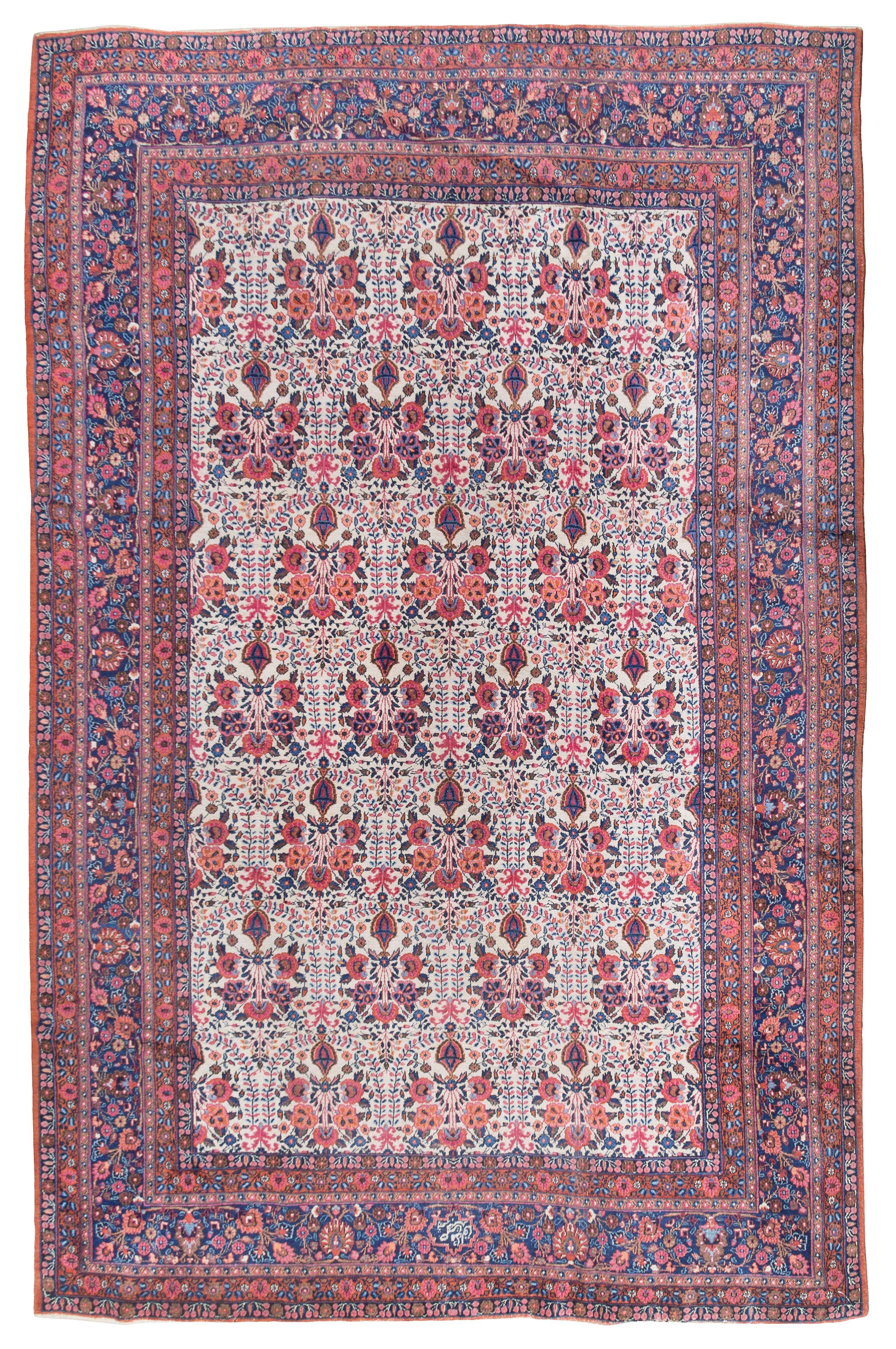 A Tabriz Wool Rug 8 feet 8 inches x 11 feet 7 inches. — CIRCA 1890