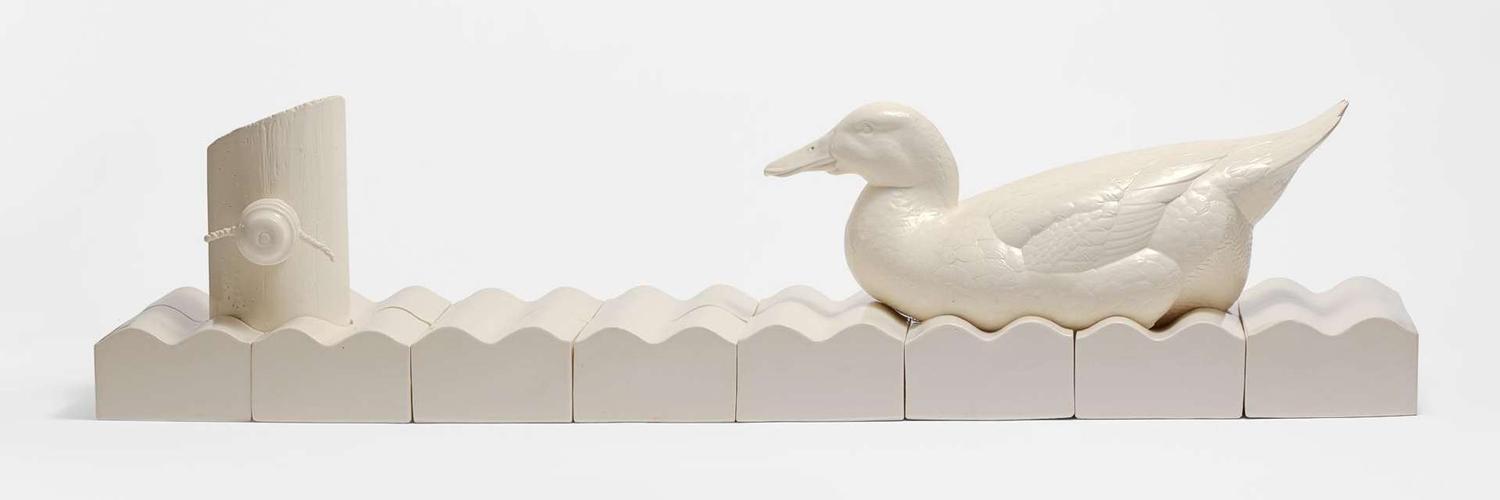 Jack Earl (American, b. 1934) Duck on Waves, USA, circa 1973