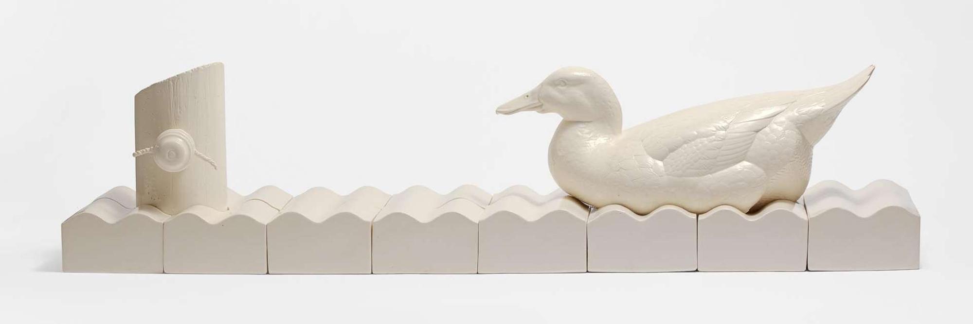 Jack Earl (American, b. 1934) Duck on Waves, USA, circa 1973