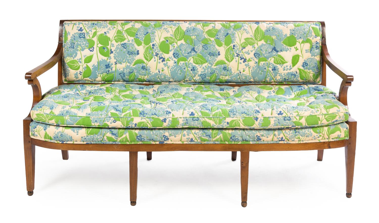 A Directoire Style Fruitwood Canape Width 68 1/4 inches. — 19TH CENTURY