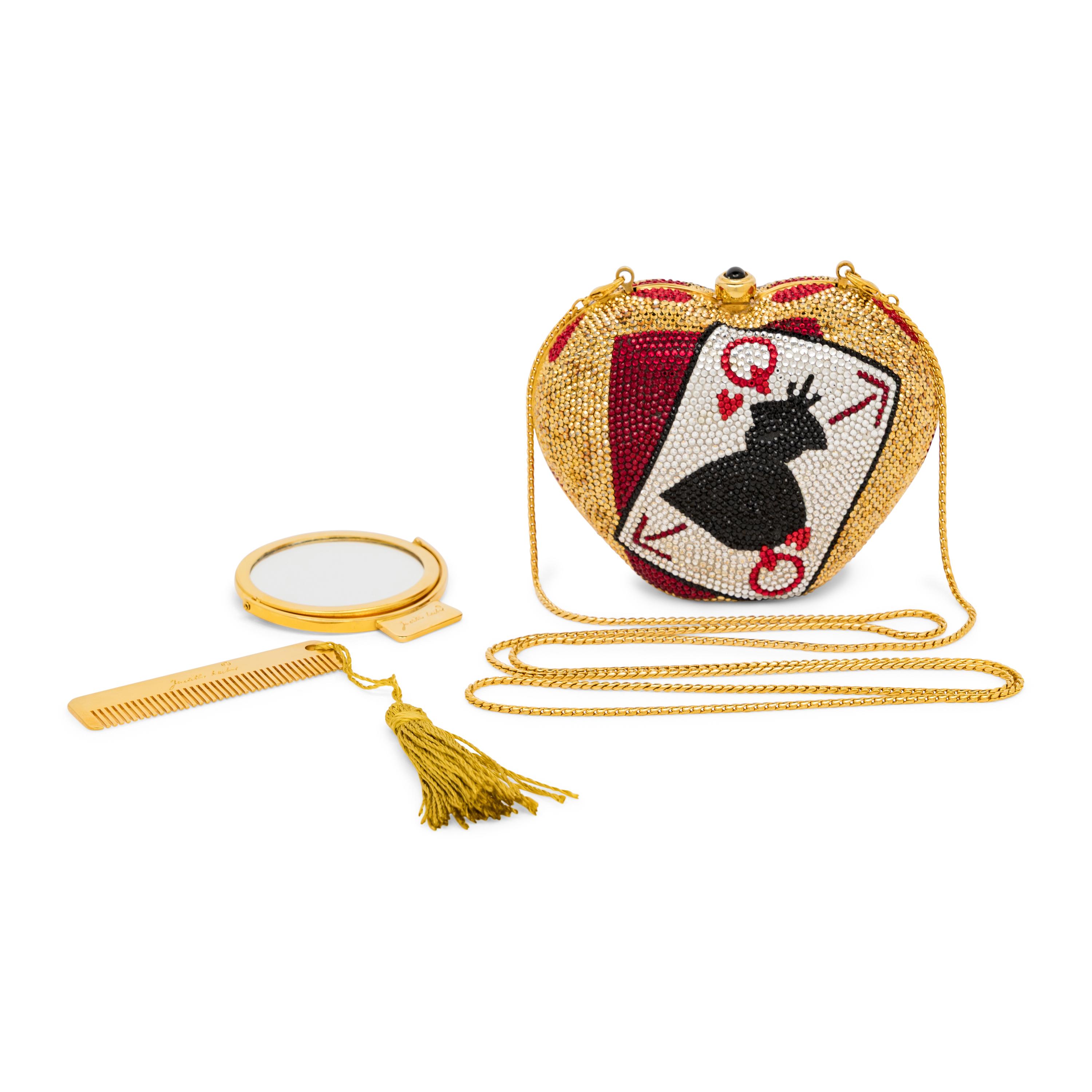 Judith Leiber, Queen of Hearts Minaudiere
