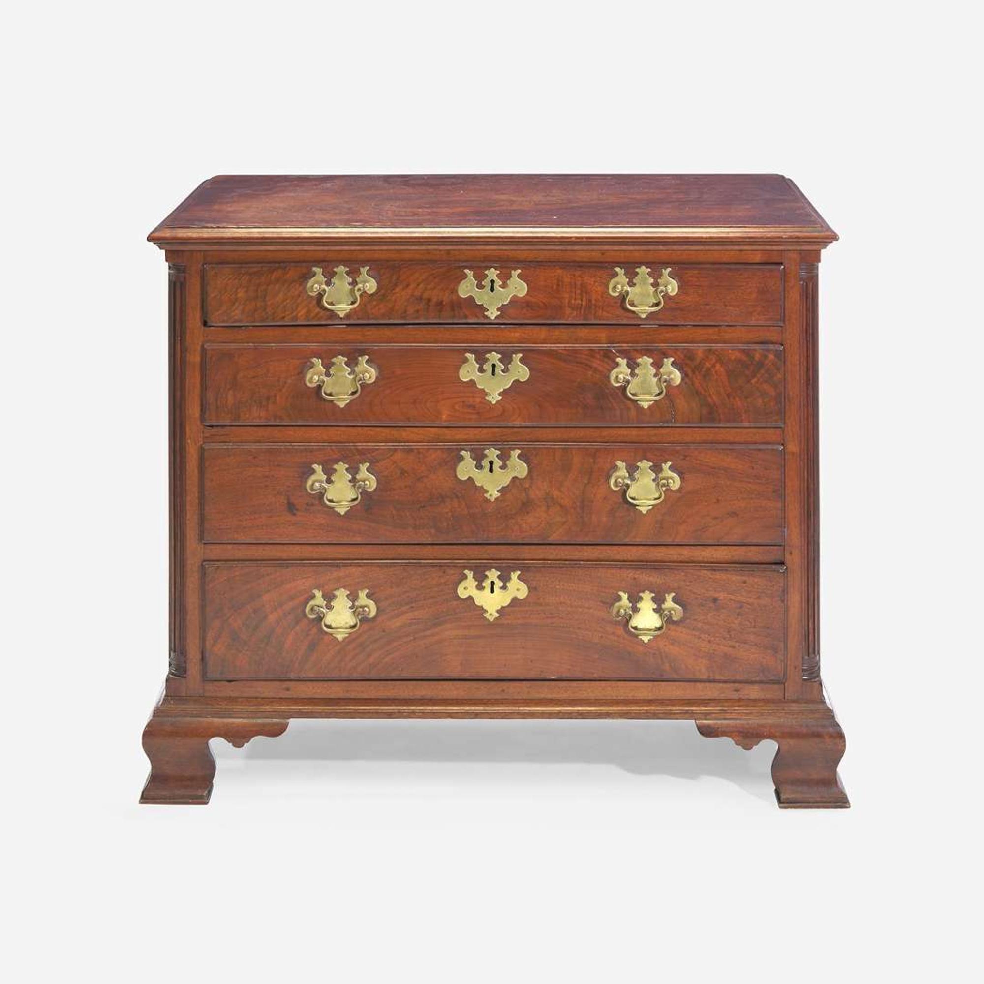A Chippendale carved walnut chest of drawers Philadelphia, PA, circa 1770