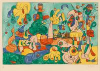 Joan Miró (Spanish, 1893–1983) — Le Banquet (from Ubu Roi) , 1966