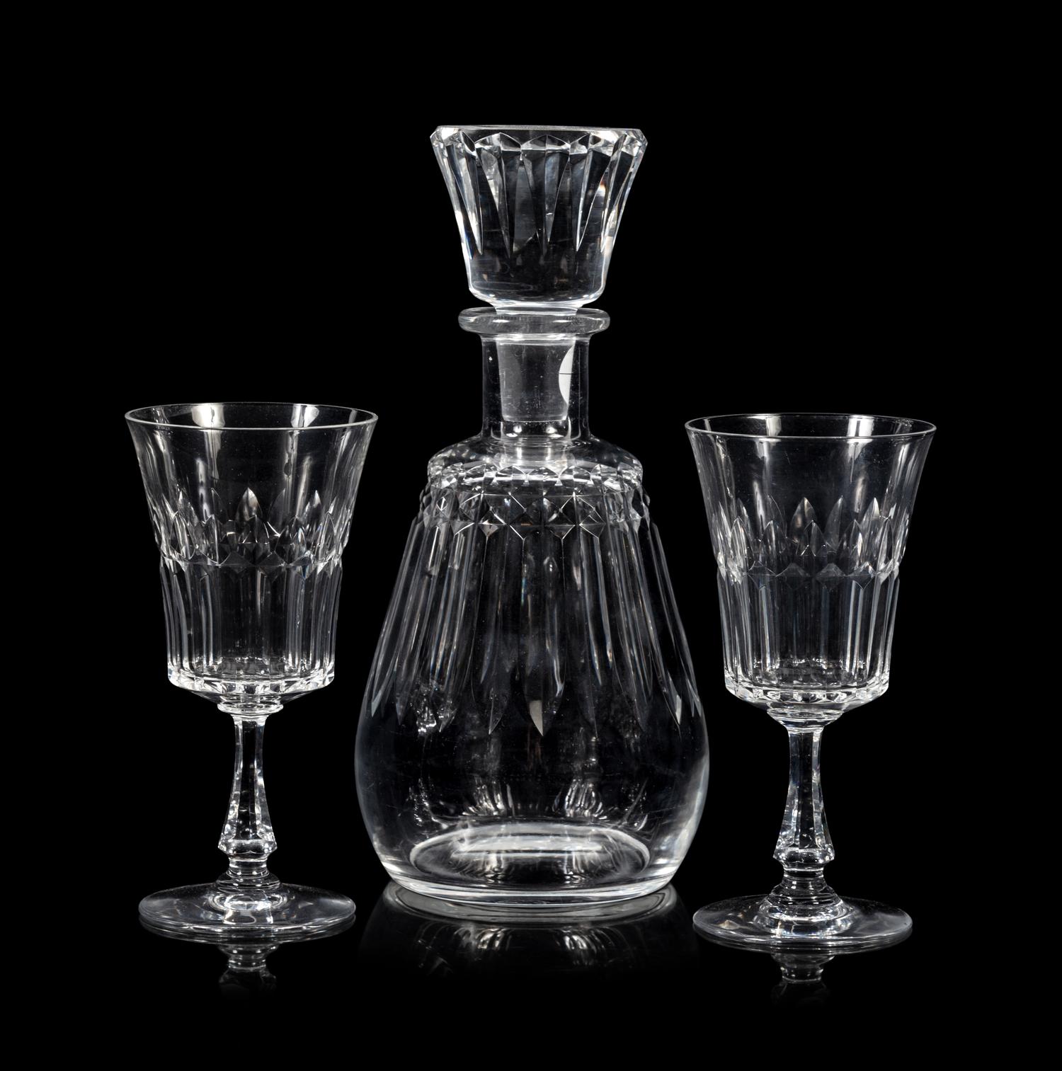 A Baccarat Stemware Service