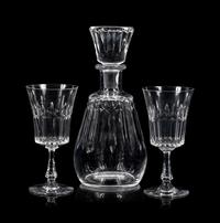 A Baccarat Stemware Service