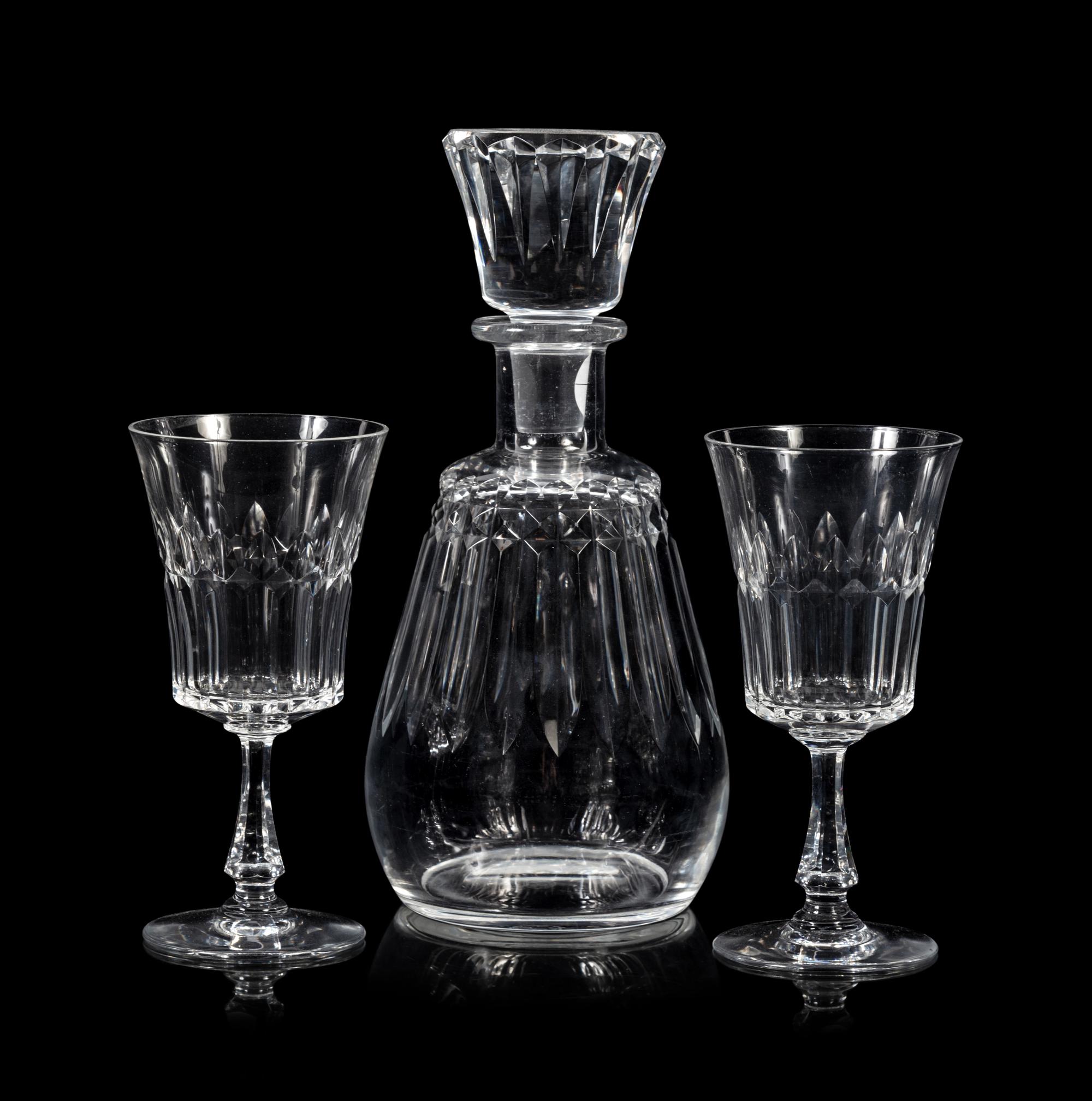 A Baccarat Stemware Service