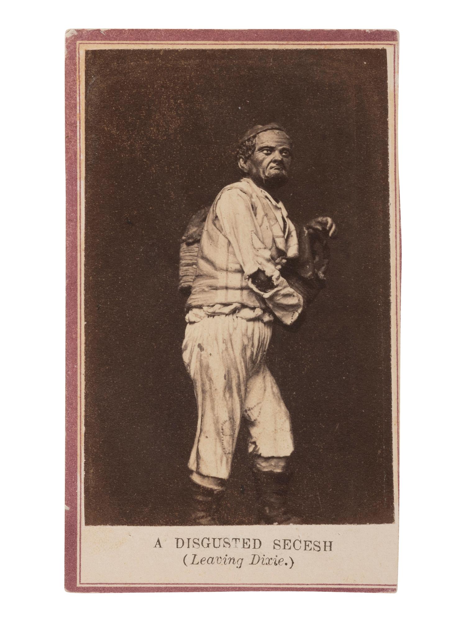 [CIVIL WAR]. A Disgusted Secesh (Leaving Dixie) . New York: E. Anthony.