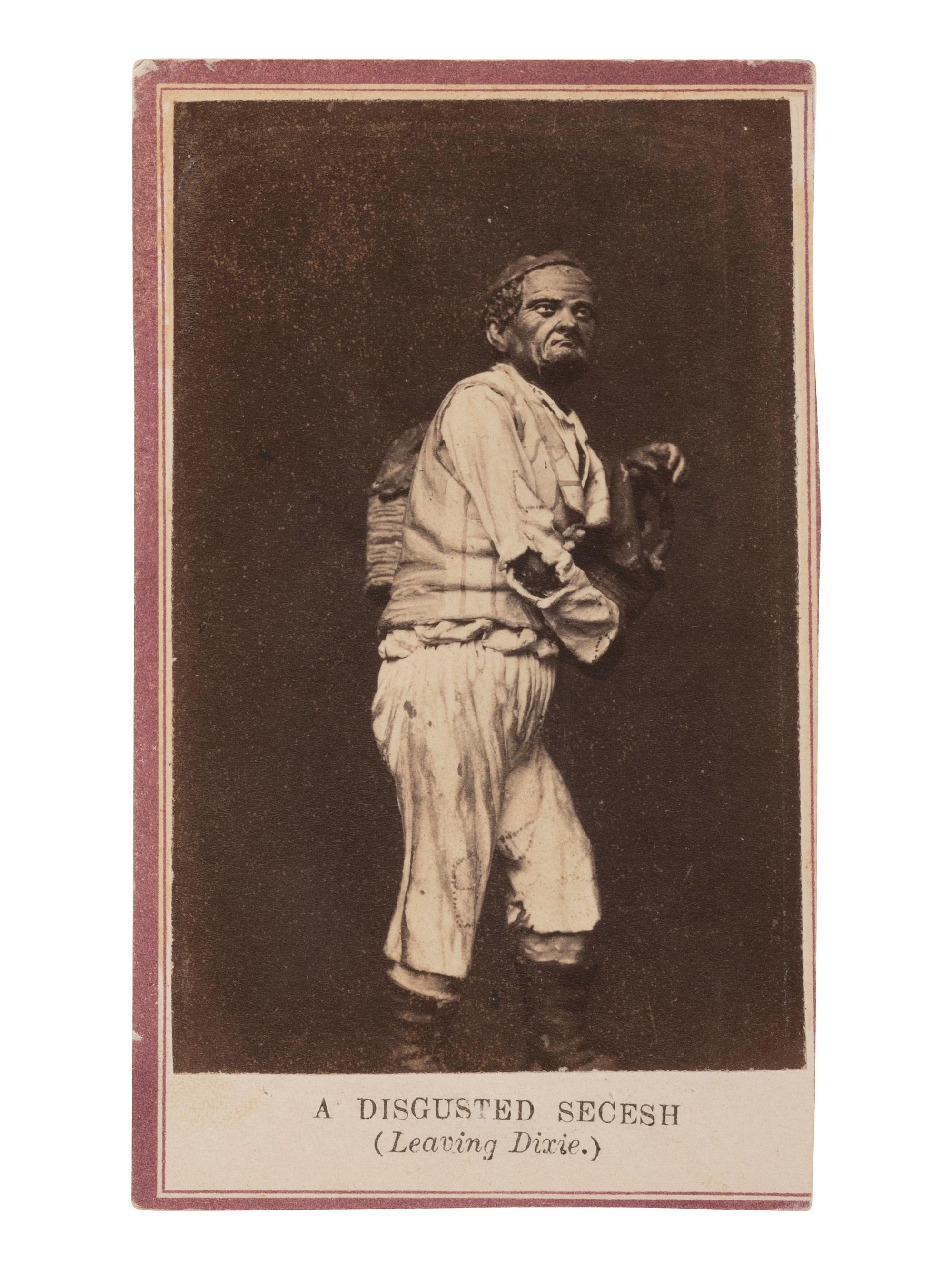 [CIVIL WAR]. A Disgusted Secesh (Leaving Dixie) . New York: E. Anthony.