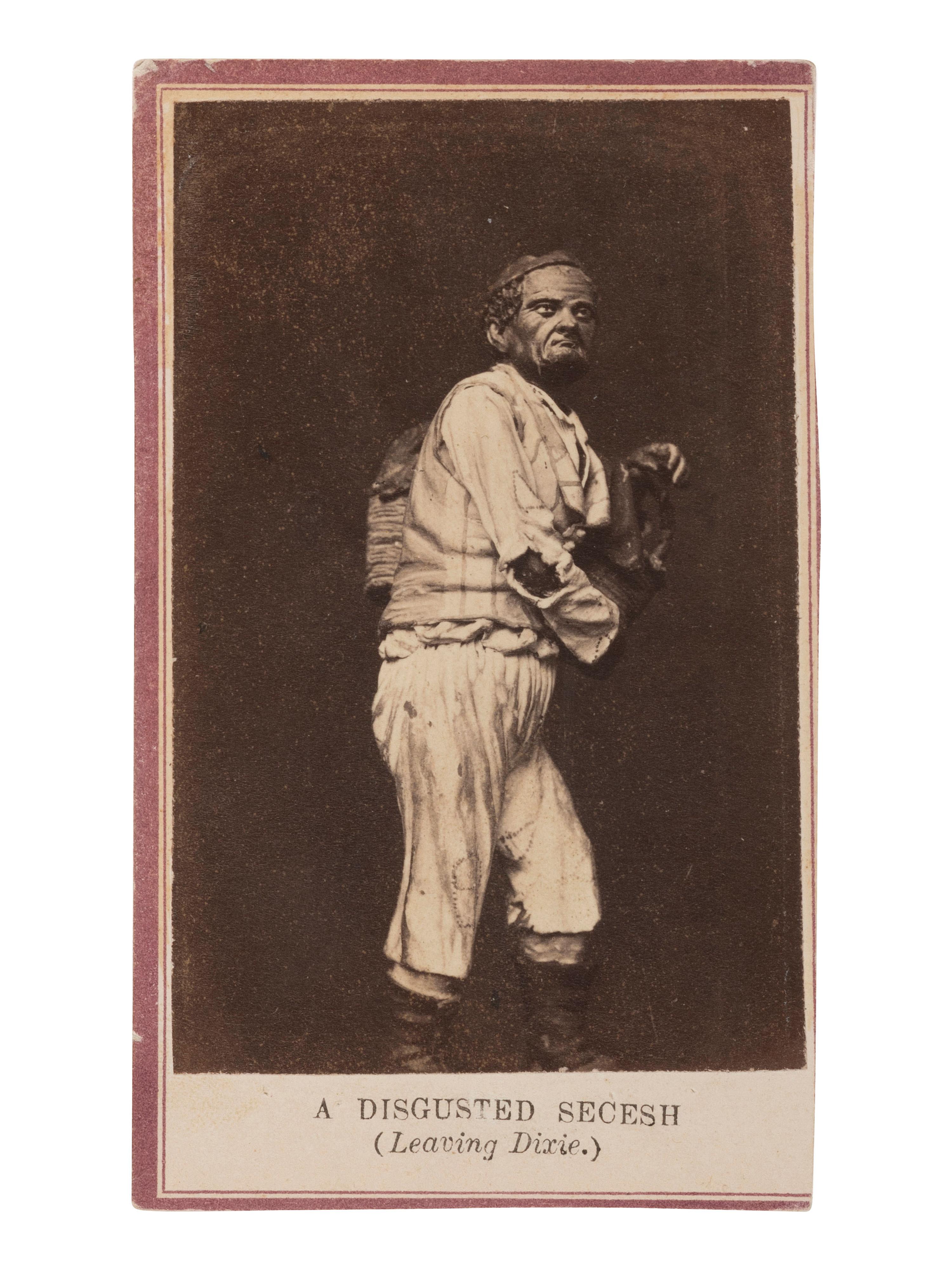 [CIVIL WAR]. A Disgusted Secesh (Leaving Dixie) . New York: E. Anthony.