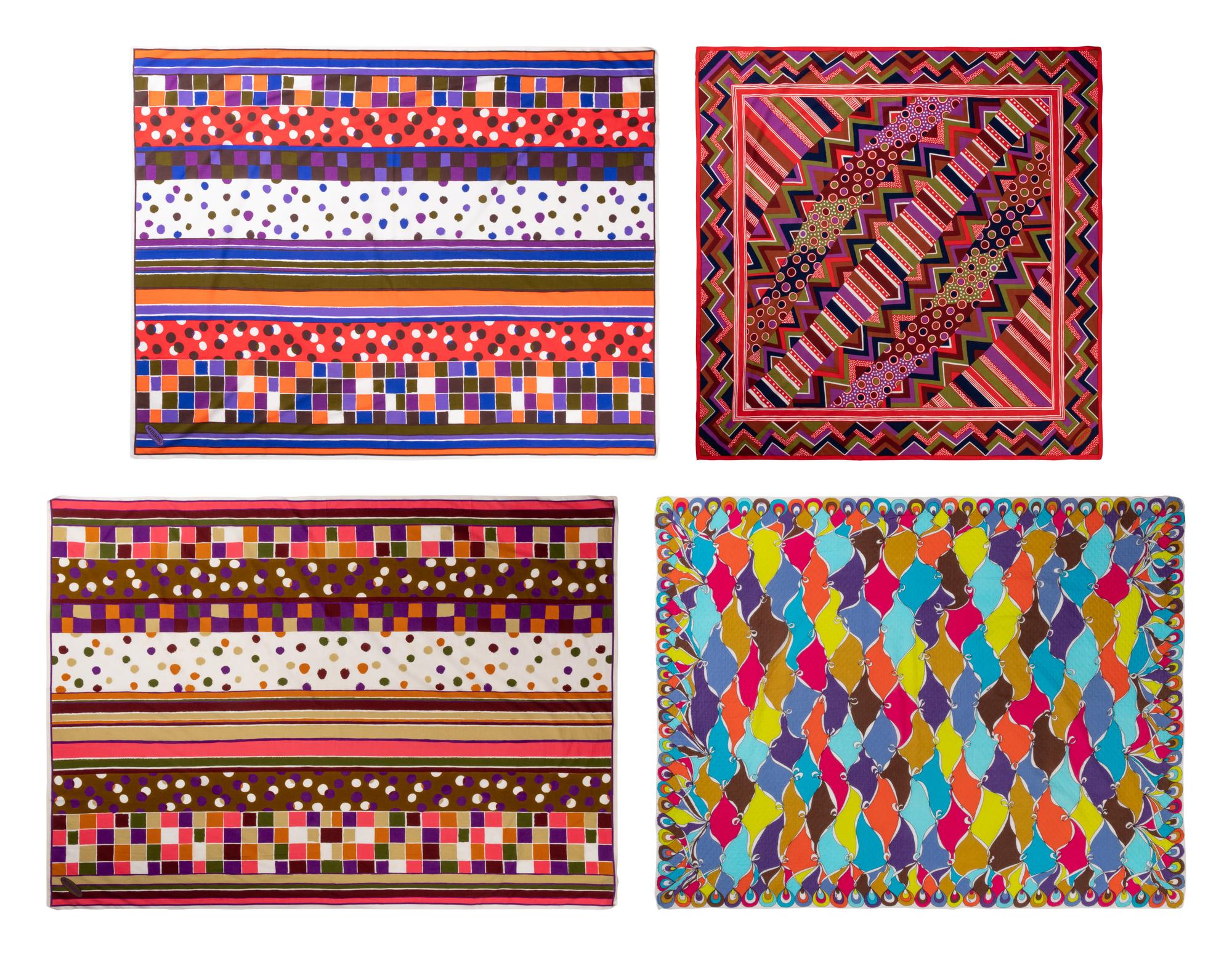 Four Designer Beach Cover-Ups By Emilio Pucci and Missoni, 1970-90s