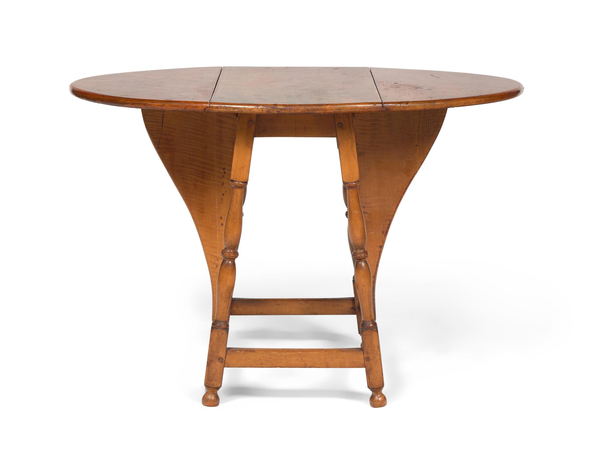 A William & Mary Diminutive Maple Gateleg Table
