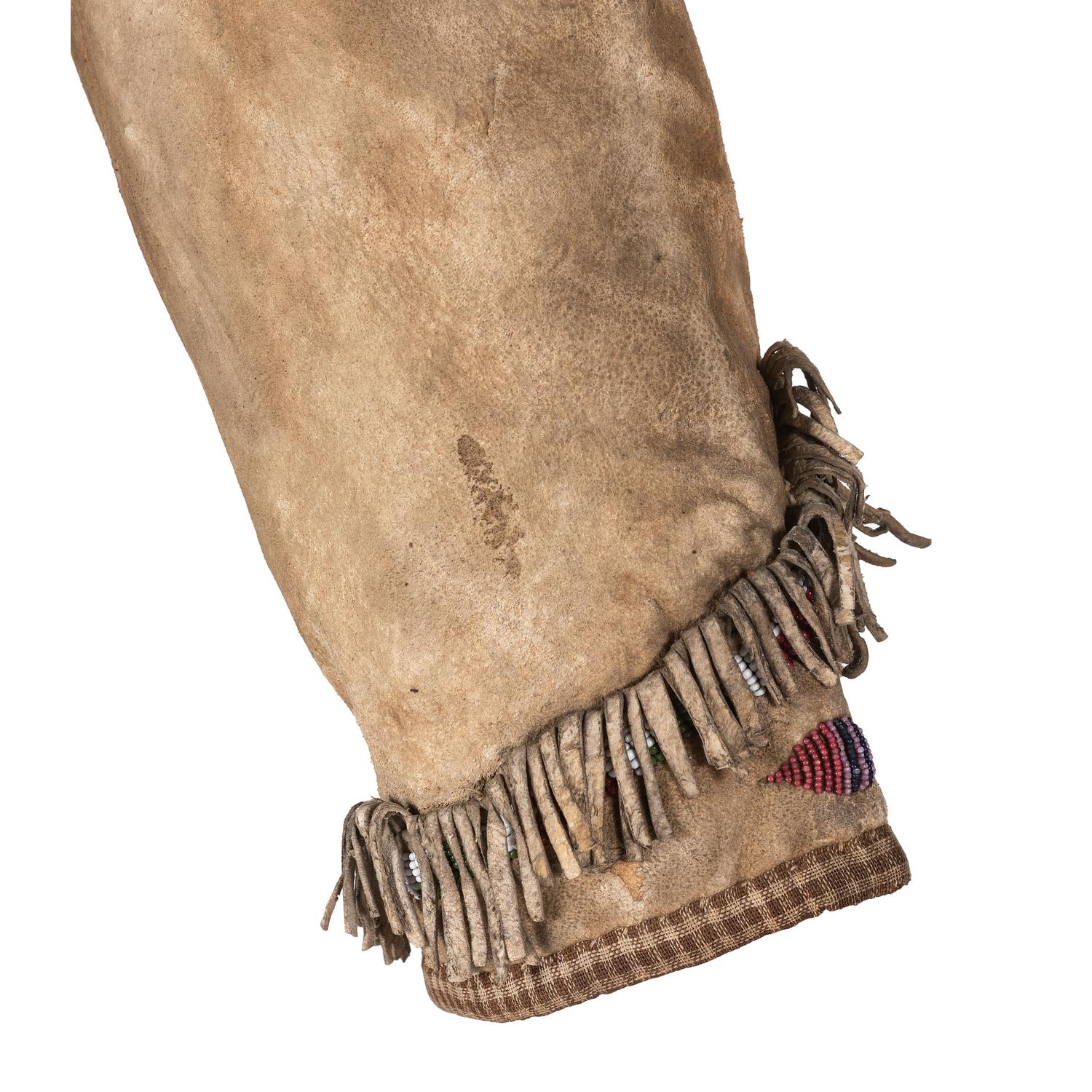 Santee Sioux Beaded Hide Shirt