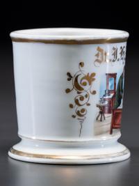 A Doctor's Porcelain Occupational Shaving Mug