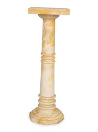 An Alabaster Pedestal — 19TH/20TH CENTURY