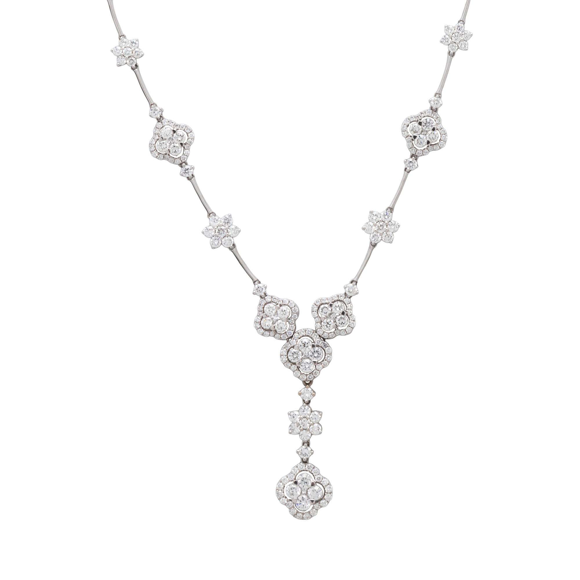 WHITE GOLD AND DIAMOND NECKLACE