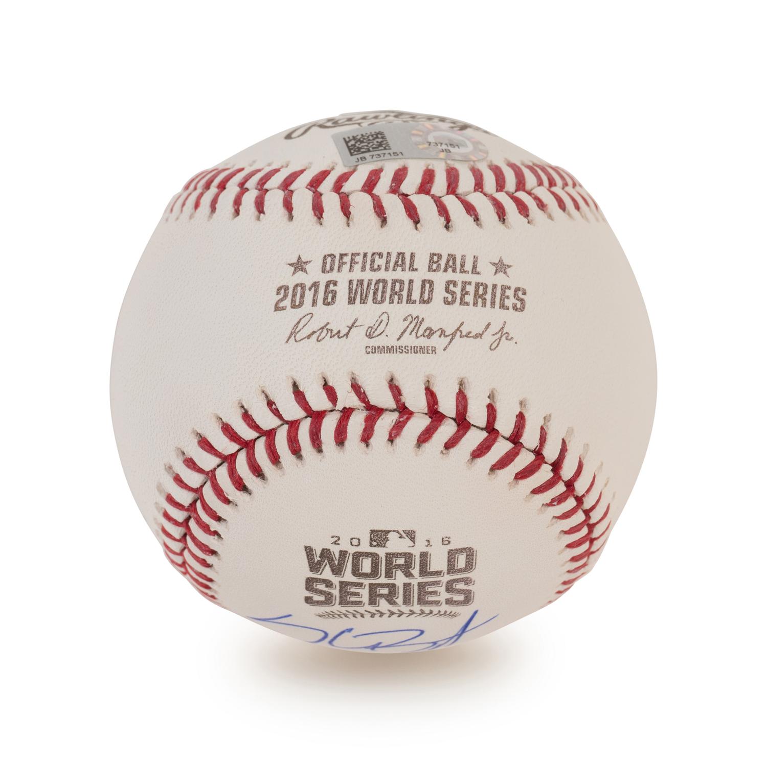 A Kris Bryant Chicago Cubs 2016 World Series Champions Signed Autograph Baseball (Fanatics Authentic),