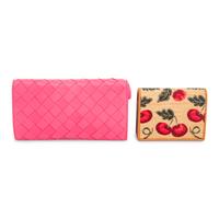 BOTTEGA VENETA & VALENTINO, TWO WALLETS