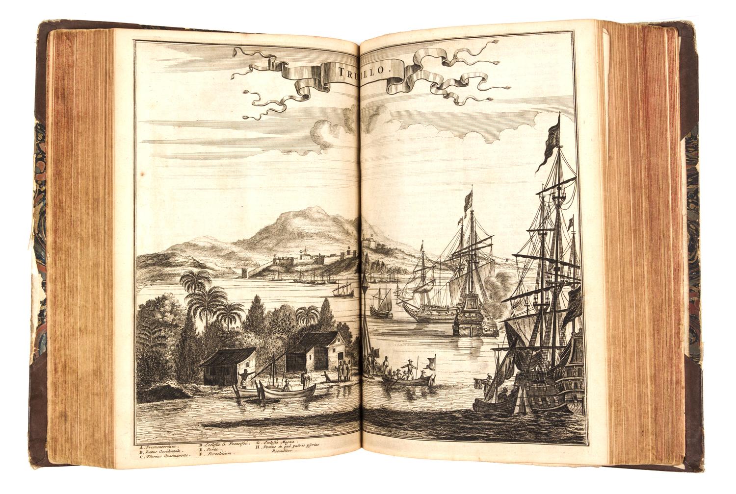 MONTANUS, ARNOLDUS. Die ubekante neue welt, oder Beschreibung des Welt-teils Amerika... Amst., 1673.