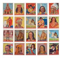 [NATIVE AMERICANS]. 180+ items, incl. RPPCs & "Indian Chewing Gum" cards.